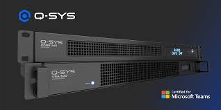 Q-SYS and Microsoft Teams Rooms conferencing hardware