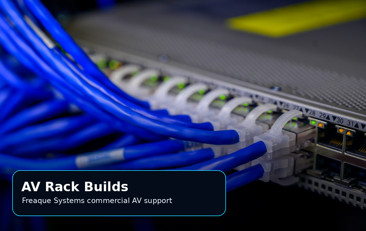 AV Rack Builds at Freaque Systems